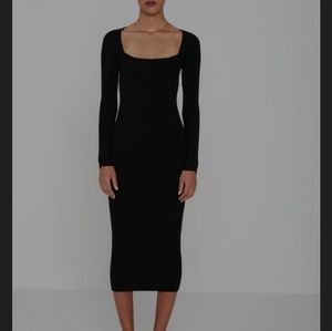 REMAIN sz38 BirgerChristensen Jocelyn Knit Dress Black